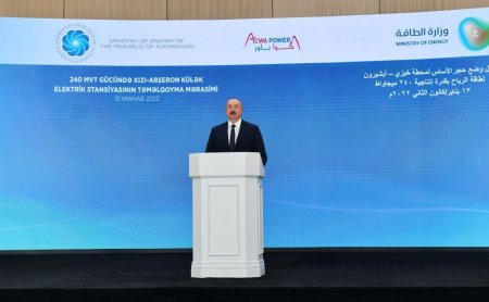Prezident İlham Əliyev: Ölkəmizin enerji təhlükəsizliyi tam təmin edilib